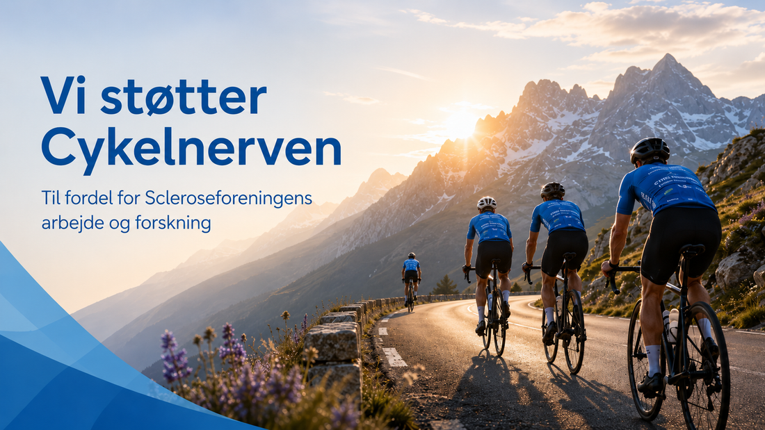 Et billede af nogle cykelryttere der cykler på et bjerg 